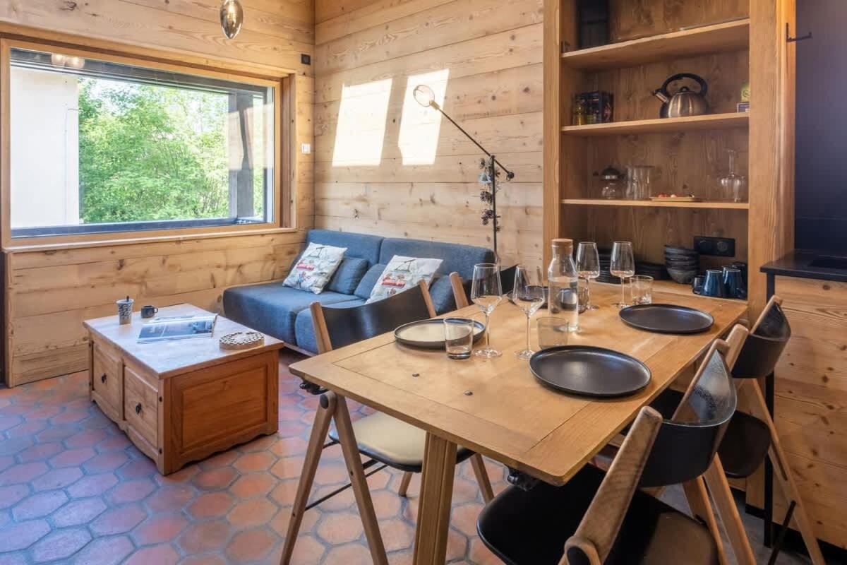 Chalet Racar Pour 4 Personnes, Centre Ville Et Vue Sur La Montagne Chamonix Eksteriør billede