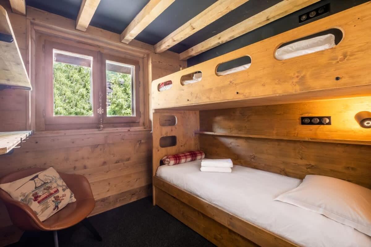 Chalet Racar Pour 4 Personnes, Centre Ville Et Vue Sur La Montagne Chamonix Eksteriør billede