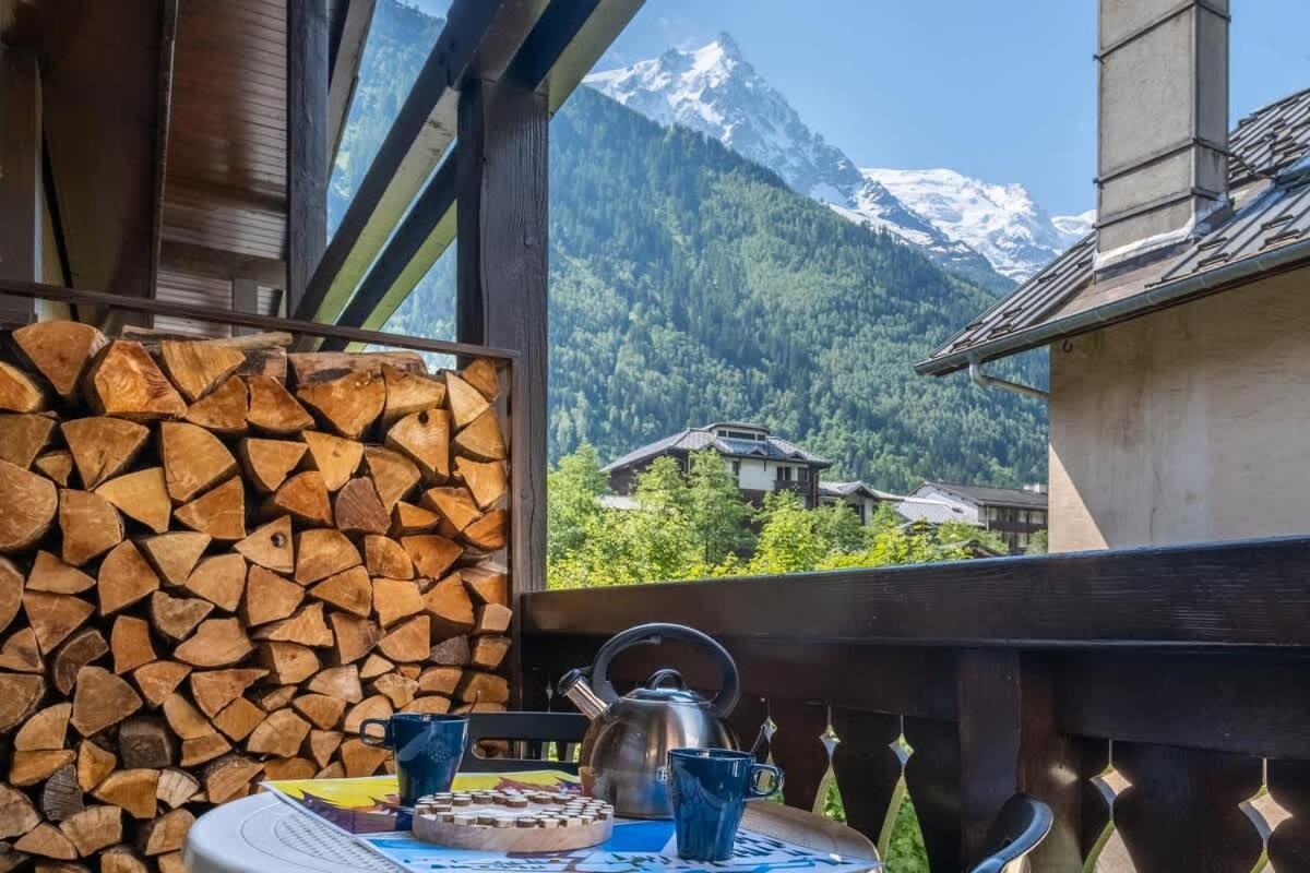 Chalet Racar Pour 4 Personnes, Centre Ville Et Vue Sur La Montagne Chamonix Eksteriør billede